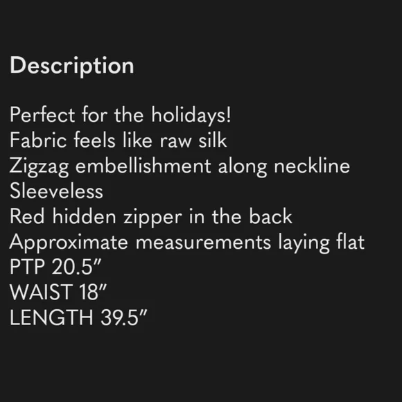 🌹Elegant Classic Red Sleeveless Dress - Picture 8 of 8